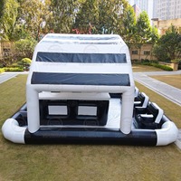 Nouveau Design Blow Up Pool Bar Piscine d'eau géante Pub House Backyard Party Event Adult Luxury Gonflable Bar Pool avec sièges
