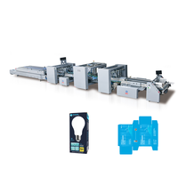 Système de pliage linéaire automatique JY-650SG High-Speed Versatile Folder Gluer avec capacité multi-format