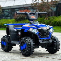 Voiture de plage électrique à quatre roues pour enfants, poussette jouet en plastique rechargeable pour bébés et enfants