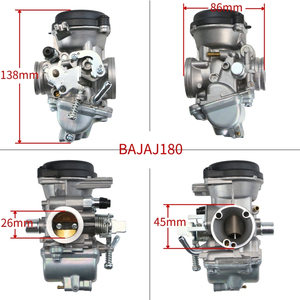 Bộ chế hòa khí xe máy, xe địa hình, xe ATV, xe bãi biển, xe hơi khung cong Bajaj 180 Pulsar 180 Rouser 180, kiểu đẩy kéo, bán chạy năm 2025 - Product Image 2