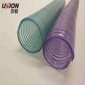 Tuyau en PVC de qualité alimentaire sans plastification, renforcé de fil d'acier, non toxique, haute pression, stérilisable, résistant aux hautes températures pour usage industriel - Product Image 1