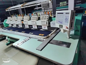 เครื่องปักคอมพิวเตอร์มือสองลดราคาพิเศษ แบบแบน 24 หัว 1500 รอบต่อนาที อัตโนมัติ ของแท้จากญี่ปุ่น รุ่น EM-1010/TC-1501/SWD พร้อมจัดส่ง - Product Image 2
