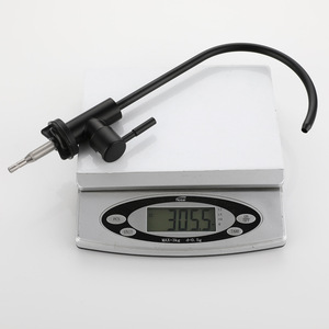 Grifo de Cocina Negro de Acero Inoxidable 304, Monomando, Montaje en Encimera, Estilo Minimalista, Dispensador de Agua Pura - Product Image 2