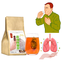 Sachets de thé OEM/ODM aux herbes naturelles pour la détoxification, le soulagement des poumons et du foie, et le bien-être général, contre la maux de gorge et la toux du fumeur
