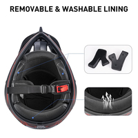 Casco Ligero de ABS para Motocross, ATV, Bicicleta de Montaña, Motocicleta Eléctrica, Casco Integral para Motocicleta Todoterreno