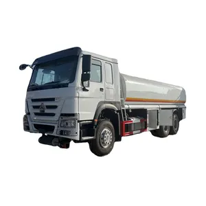 Camion cisterna cisterna usata capacità della fabbrica diretta Dupply Sinotruk HOWO 6*4 20000 litri 10 olio 40 80 servizi di pozzo di petrolio camion