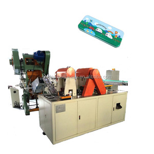 Hoàn toàn tự động bút chì trường hợp viết hộp bút container ưa thích hai mảnh tinplate có thể Hộp Quà Tặng máy làm - Product Image 4