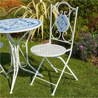 Table et chaises de bistrot décoratives pour jardin, mobilier d'extérieur en métal pour balcon, patio, cour, café