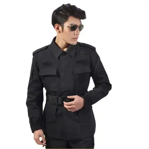Grid Security Training Uniform Long-Sleeved Summer Safety Clothing Uniform For Property Security Training