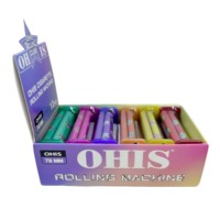 OHIS nouveau rouleau en plastique 78 mm accessoires pour fumeurs en gros Machine à rouler les cigarettes à main rouleau chanvre produits pour fumer