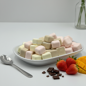 Vente en gros de bouchées de crème glacée lyophilisée à la fraise, à la mangue, au chocolat et à la vanille, étiquette privée OEM, crème glacée lyophilisée - Product Image 1