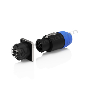 Loa cắm Bạc nhựa 8Pin kết nối cho âm thanh video thiết bị điện tử Brass Hợp Kim Nữ cắm 30A 8 Pin Loa kết nối - Product Image 1