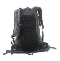 Sac à dos de randonnée pour femme 28L en polyester imperméable gris, ergonomique, à coque souple, avec bretelles réglables pour les épaules et la poitrine, idéal pour les voyages en extérieur