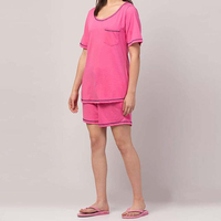 Ensemble short deux pièces pour femme, style streetwear, 100% coton, imperméable, écologique, coupe classique, uni, décontracté