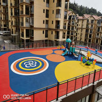 Revêtement de sol sportif en PVC résistant à l'usure Runsure pour terrain de badminton, ignifuge, vente chaude au Vietnam, fourni par le fabricant