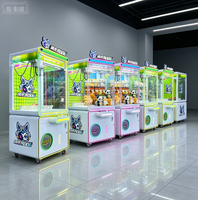 Machine à attraper les peluches pour enfants, design de salon d'arcade, en métal et acrylique, personnalisable, prix usine, meilleures ventes