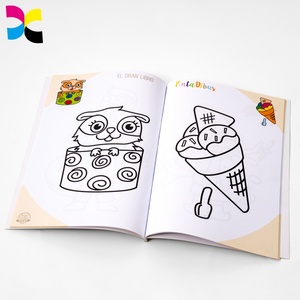 ตัวอย่างฟรี ขายส่ง สมุดระบายสีเด็ก พิมพ์ลายการ์ตูนเพื่อการศึกษาตามสั่ง - Product Image 3