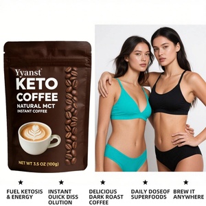 Café Orgánico Keto Amigable con la Dieta Cetogénica de Marca Privada de Alta Calidad, que Aporta Energía y Ayuda a Quemar Calorías, Café MCT - Product Image 3