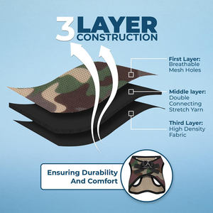 <span class=keywords><strong>Harness</strong></span> anjing semua cuaca Mesh reflektif tanpa tarik, <span class=keywords><strong>Harness</strong></span> untuk anjing kucing kecil sedang aman kait pengencang Loop cincin ganda - Product Image 4