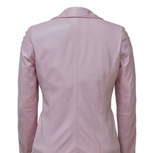 Chaquetas de Mujer de Cuero Genuino Transpirables de Nueva Moda, Teñidas Lisas, de Secado Rápido, Ajuste Cómodo, Alta Calidad - Product Image 4