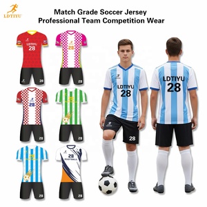 Wholesale Custom High Quality Soccer Jerseys National Teams League Clubs Football Shirt Quick Dry Retro Uniforms Real Fans Kit