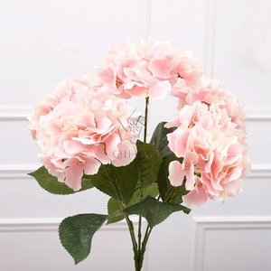 Fleurs d'hortensia artificielles en gros à prix abordable, grandes fleurs d'hortensia artificielles, vente chaude - Product Image 2