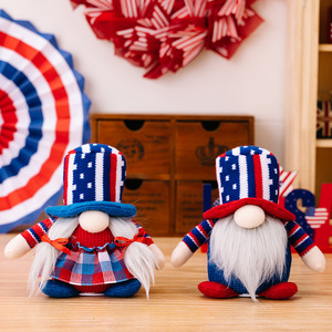 Jour de l'indépendance Gnomes elfe poupée 4 <span class=keywords><strong>juillet</strong></span> décorations pour la maison Natal arbre de noël décoration Navidad cadeau bonne année - Product Image 4