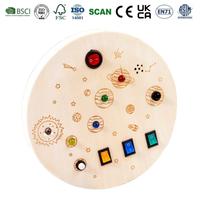 Guitare électrique en bois naturel pour enfants, instrument de musique de simulation, jouet rechargeable avec batterie, cadeau, planche d'activités avec lumière et son
