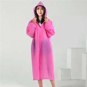 Impermeable Largo para Adultos al por Mayor, Chaqueta Impermeable de EVA para Hombre y Mujer, con Capucha, para Viajes, Pesca, Camping - Product Image 2