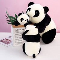 Lindo Peluche de Panda Gigante en Posición Acostada, Muñeco de Peluche de Simulación, Regalo para Niños, Venta al por Mayor