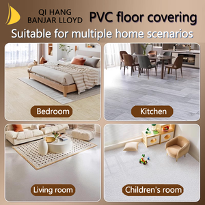 Suelo de Vinilo Plástico Impermeable y Resistente al Desgaste de Gran Tamaño para Pavimentación Directa, Rollo de Alfombra de PVC para Hoteles - Product Image 5