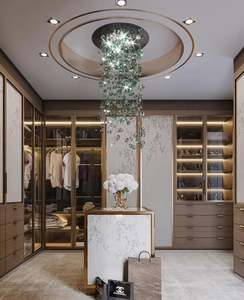 Armoire Maison Chambre Simple Moderne Lumière Luxe Vestiaire Personnalisé Armoire Combinaison Coin Armoire - Product Image 2