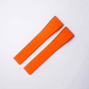 Jettda alta calidad 20/22mm cortado a medida FKM bandas de reloj de goma correa de reloj impermeable correas de goma con estampado tropical CTS - Product Image 5