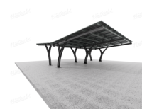 Offre Spéciale : Système de Carport Solaire Personnalisable HBGenix S-02, Finition Anodisée, Durée de Vie 20-25 Ans, Idéal pour les Parkings Autoroutiers