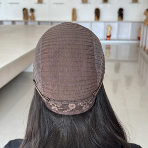 Peluca de cabello humano natural HD transparente sin pegamento con frente de encaje, línea de cabello pre-arrancada, para mujeres blancas caucasias. - Product Image 6