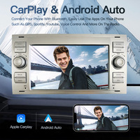 Pour les véhicules Ford Transit Fiesta Mondeo, écran HD monté sur le tableau de bord avec connexion sans fil pour la navigation GPS, CarPlay, Android Auto