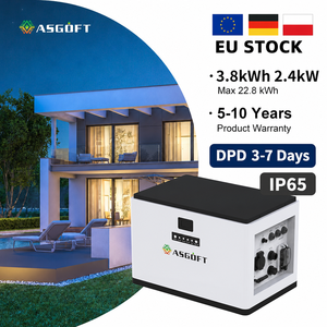 Hybrid Grid Solar <b>System</b> IP65 Stackable LiFePO4 CANBUS 3.8kWh-22.8kWh 2.4KW All-In-One Home <b>Energy</b> <b>Storage</b> <b>System</b> - Product Image 1