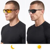 Lunettes de soleil sport photochromiques polyvalentes pour homme et femme, ultra-légères et confortables, avec verres intelligents qui se teintent de gris