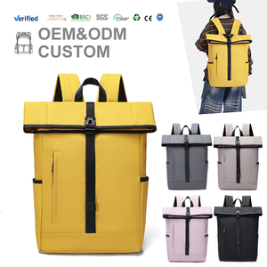 <span class=keywords><strong>Sac</strong></span> à <span class=keywords><strong>dos</strong></span> pour <span class=keywords><strong>ordinateur</strong></span> portable en nylon imperméable à fermeture roll-top pour étudiants, sacoche pour <span class=keywords><strong>ordinateur</strong></span> 15,6 pouces avec fermeture éclair pour bureau et extérieur - Product Image 1