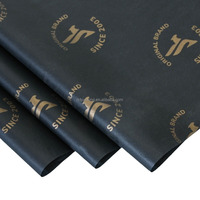 Papier d'emballage en tissu avec logo personnalisé pour marque de vêtements-Emballage souple pour la vente au détail