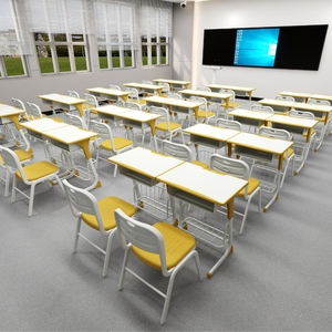 <span class=keywords><strong>โต๊ะ</strong></span>และเก้าอี้นักเรียนเดี่ยวแบบทันสมัยพร้อมลิ้นชักหนังสือปรับความสูงได้เฟอร์นิเจอร์ห้องเรียนโลหะ<span class=keywords><strong>โต๊ะ</strong></span><span class=keywords><strong>ครู</strong></span> - Product Image 5