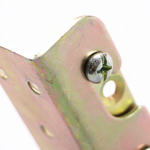 Connecteur de meubles en fer-zinc personnalisé cadre de lit en bois charnières de rail pince support de connecteur de lit pour table canapé utilisation salon - Product Image 5