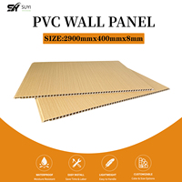 Panel de Pared de PVC Estilo Europeo, Panel Decorativo Interior con 5 Años de Garantía, Suministro al por Mayor para Decoración de Baños y Cocinas