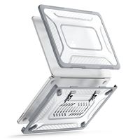 Étui de protection rigide pour ordinateur portable avec béquille pliable intégrée, coque antichoc pour MacBook Neo 13 pouces 2026