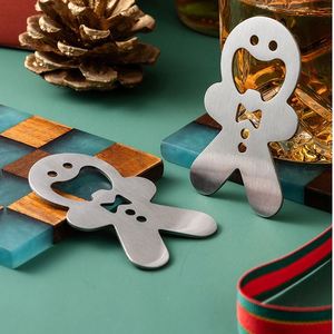 Christmas Gift Cartoon Smiley Opener Cute Doll Beer <b>Bottle</b> Opener Gingerbread Man Metal Opener - Product Image 6