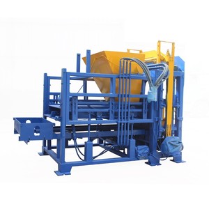 Machine automatique de fabrication de briques hydrauliques vibrantes QT4A-15 pour blocs de béton creux, pleins, pavés et emboîtables - Product Image 5