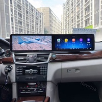 Nouvel écran double 12,8 pouces pour Mercedes Benz Classe E W212 2013 2015, autoradio multimédia Android, GPS, navigation, unité principale, moniteur