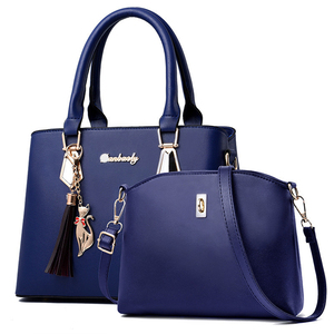 Bolso Tote de Piel Sintética PU 2026 para <span class=keywords><strong>Mujer</strong></span> con Cierre de Cremallera y Decoración de Borlas, Bolso de Mano Moderno, Accesorio de Hombro - Product Image 2