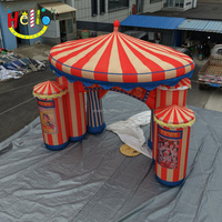 Arche d'entrée gonflable portable pour club de cirque, arche de cirque gonflable pour décoration