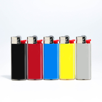 Mini briquet jetable de poche, logo personnalisé, vente en gros, briquet en plastique à gaz pour cadeaux et cigarettes